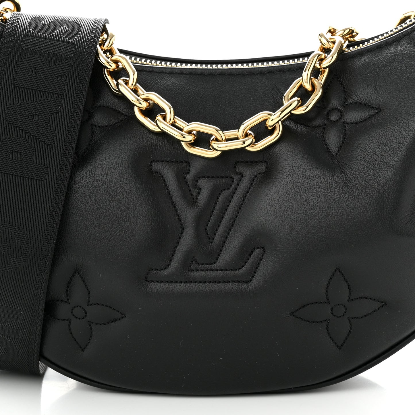Calfskin Bubblegram Over The Moon Black