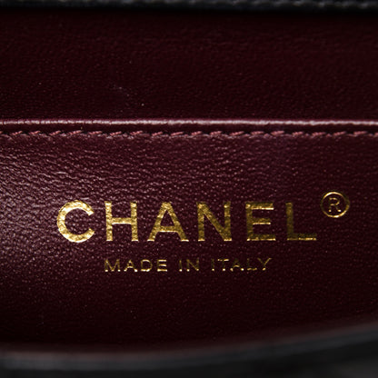 Chanel Lambskin Quilted Crossing Times Mini Flap Black 7 of 8
