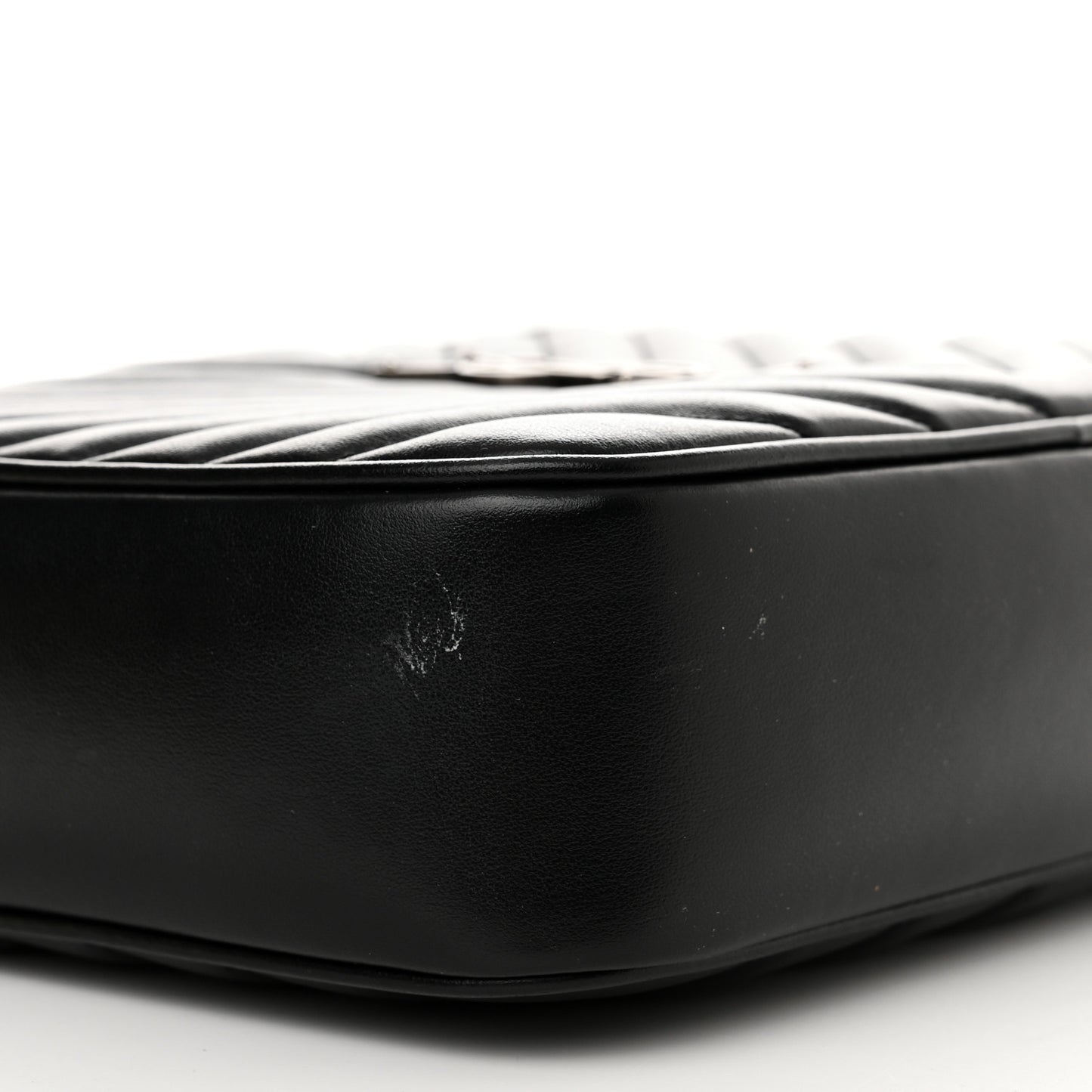 Calfskin Matelasse Monogram Lou Camera Bag Black