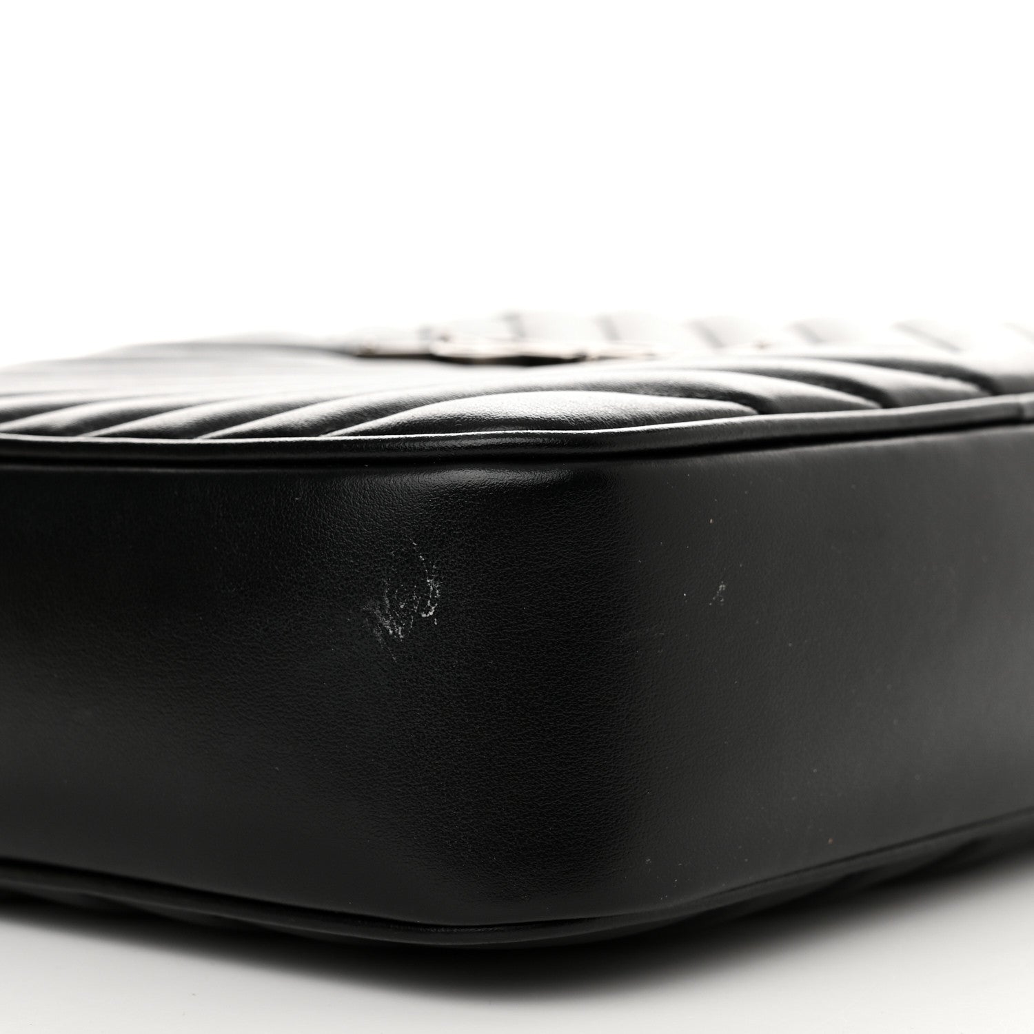 Saint Laurent Calfskin Matelasse Monogram Lou Camera Bag Black 9 of 10