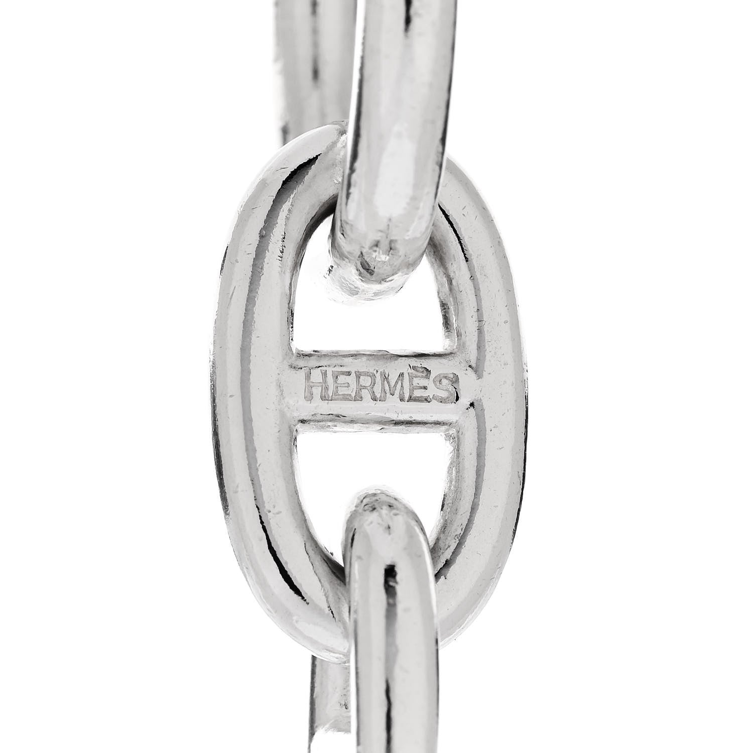 Hermes Sterling Silver PM Chaine D'Ancre Bracelet 3 of 4