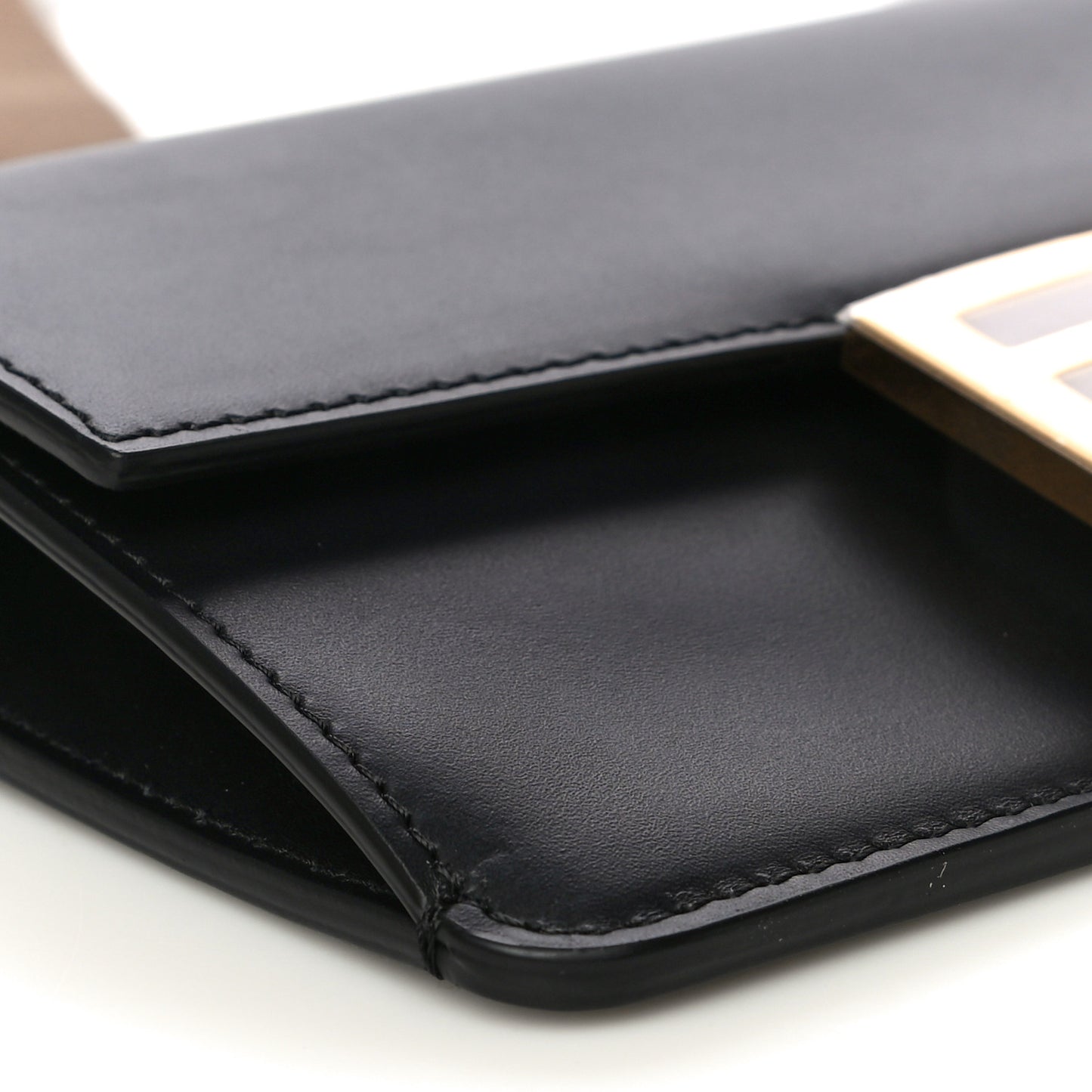 Vitello King Mini Flat Baguette Black