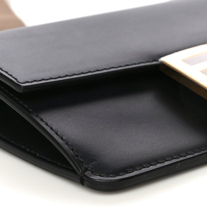 Fendi Vitello King Mini Flat Baguette Black 10 of 12