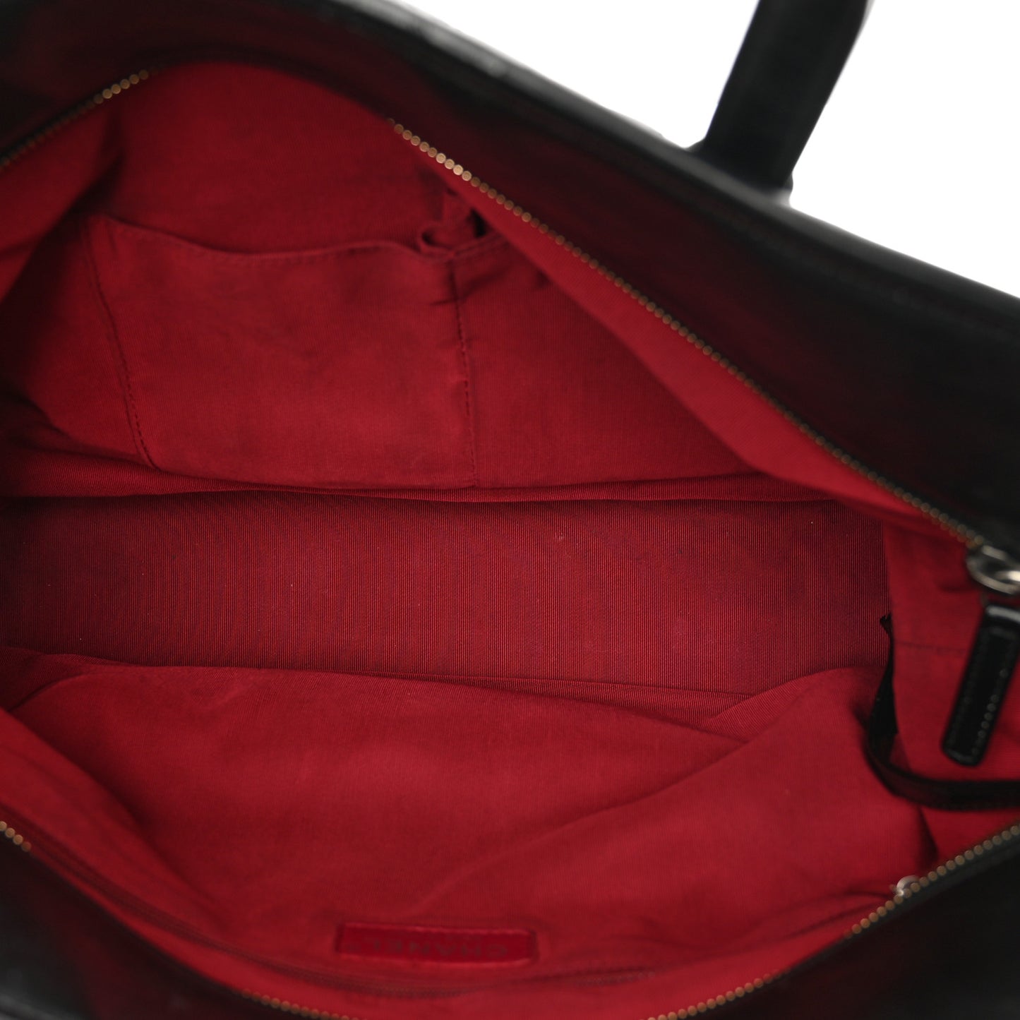 Calfskin Quilted Large Gabrielle Shopping Tote Black