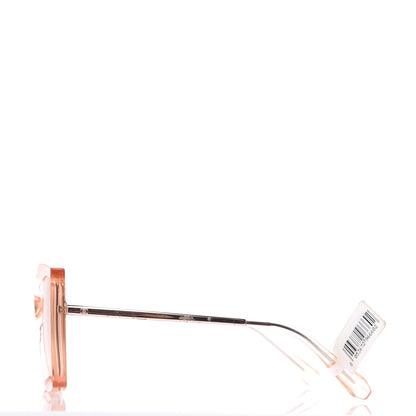 Chanel 18K Pink Gold Mirror Square Sunglasses 6051 Pink 2 of 7
