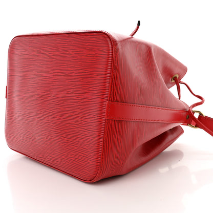 Louis Vuitton Epi Petit Noe Castillan Red 9 of 9