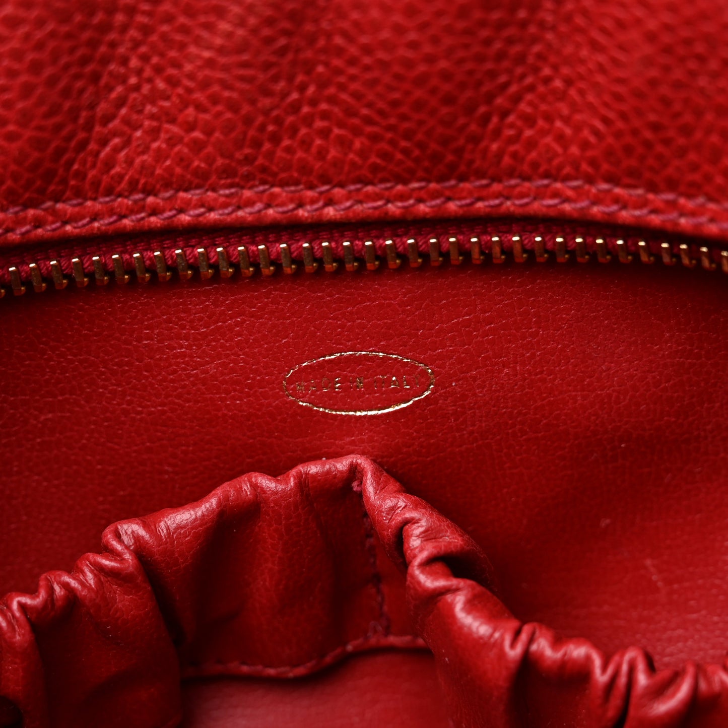 Caviar Timeless CC Cosmetic Pouch Bag Red