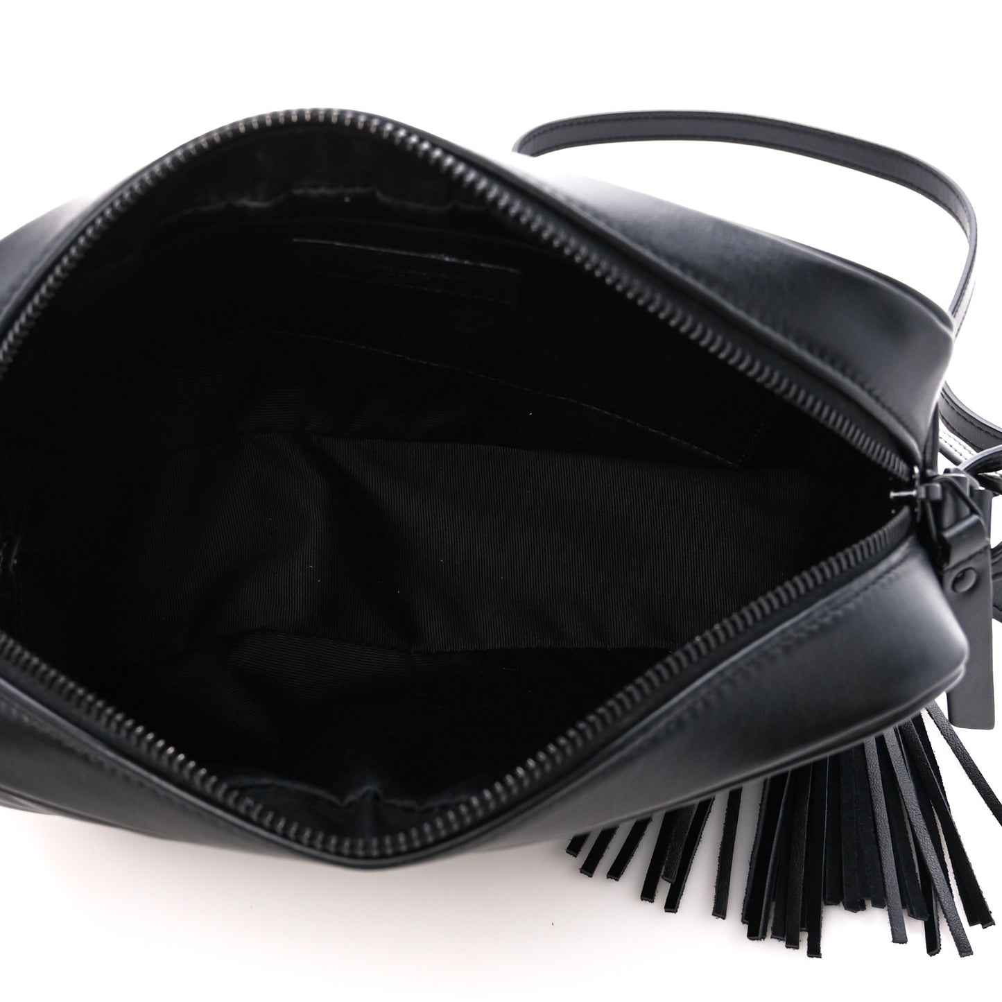 Calfskin Matelasse Monogram Monochrome Lou Camera Bag Black