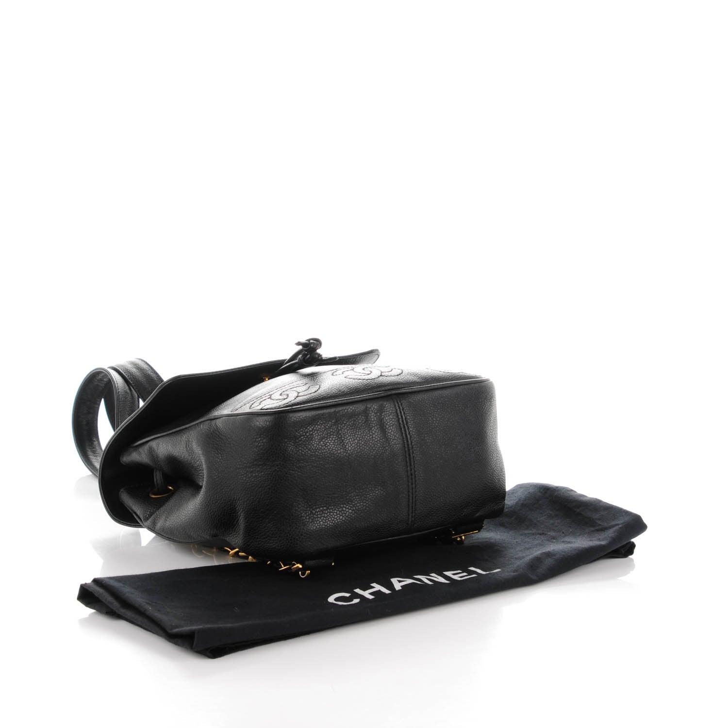 Chanel Caviar CC Backpack Black 4 of 7