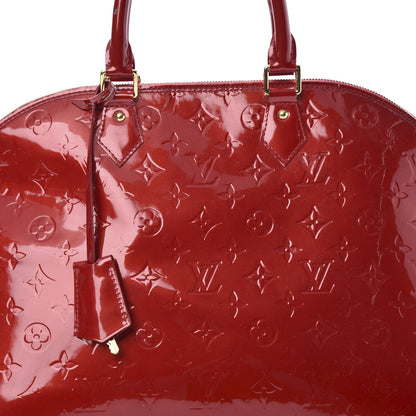 Louis Vuitton Vernis Alma GM Pomme D'Amour 7 of 19