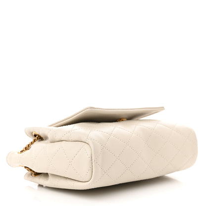 Saint Laurent Lambskin Quilted Monogram Mini Nolita Blanc Vintage 4 of 11