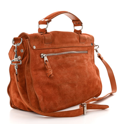 Proenza Schouler Suede Medium PS1 Satchel Red Clay 3 of 10