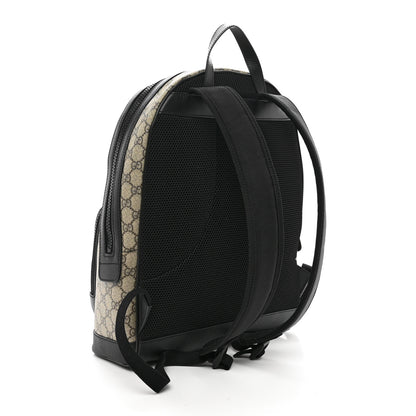 Gucci GG Supreme Monogram Medium Backpack Black 2 of 9