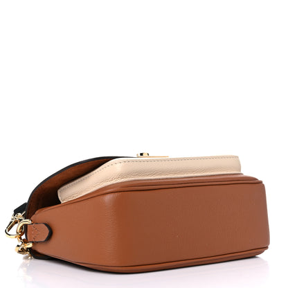 Louis Vuitton Grained Calfskin Lockme Tender Chataigne Brown 3 of 8