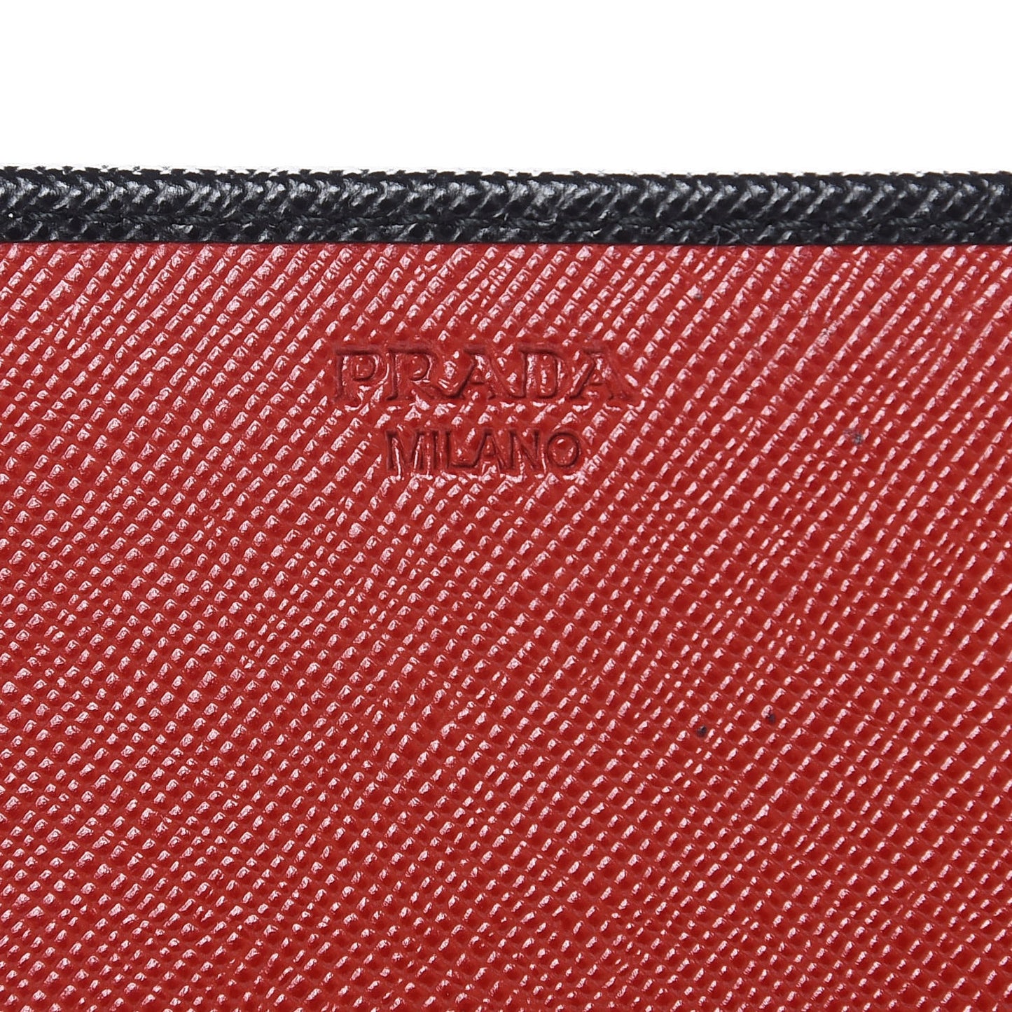 Saffiano Colour Continental Flap Wallet Black