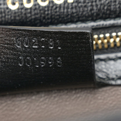 Gucci Azalea Calfskin Small Black Sylvie 1969 Top Handle Bag Black 7 of 11