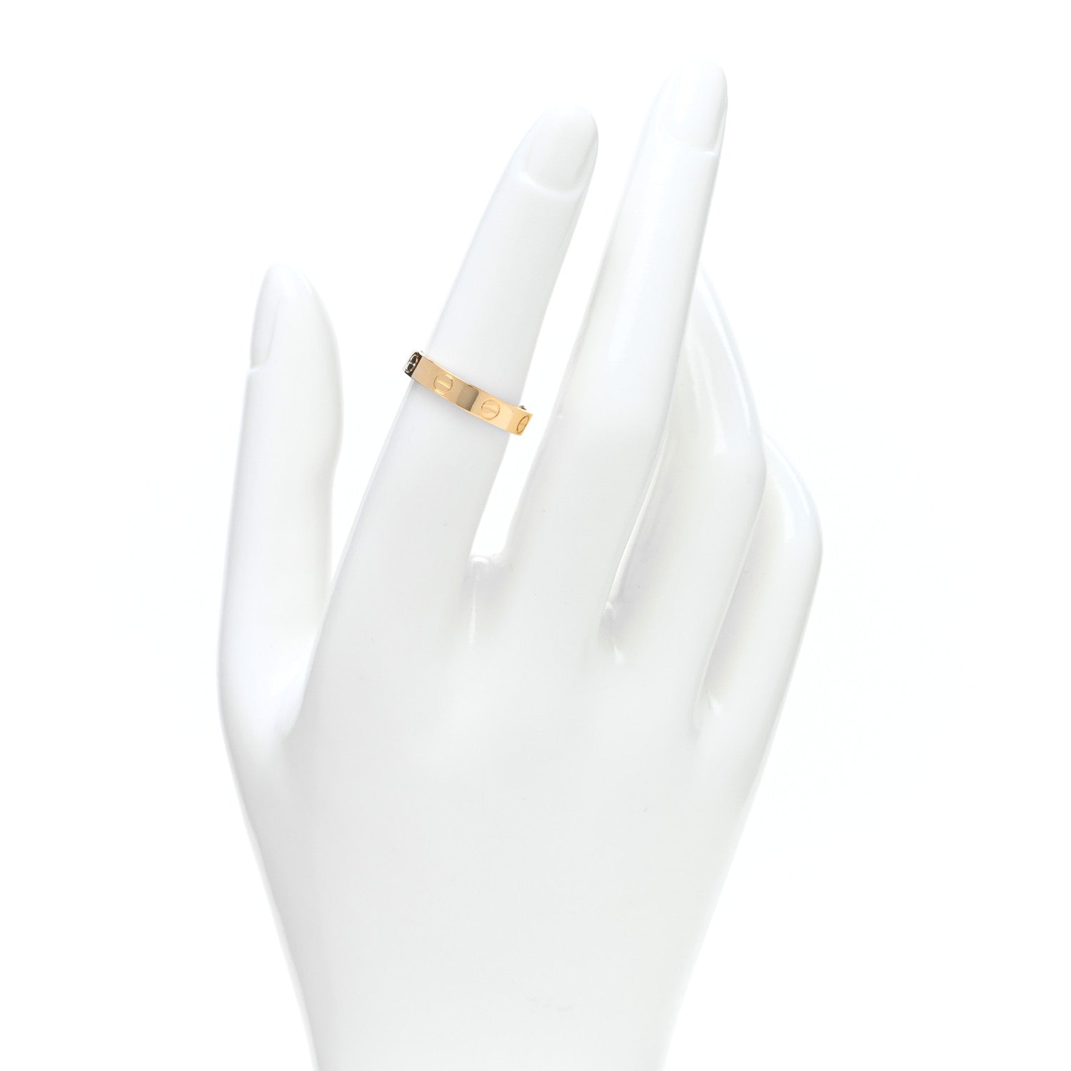 Cartier 18K Yellow Gold 3.5mm LOVE Wedding Band Ring 52 6 2 of 5