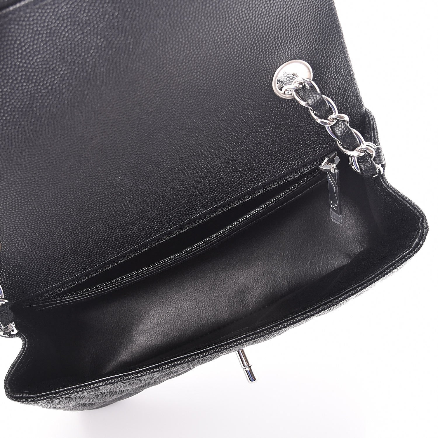 Chanel Caviar Quilted Mini Rectangular Flap Black 5 of 8