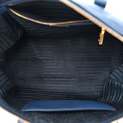 Prada Saffiano Lux Bowler Blue 5 of 17