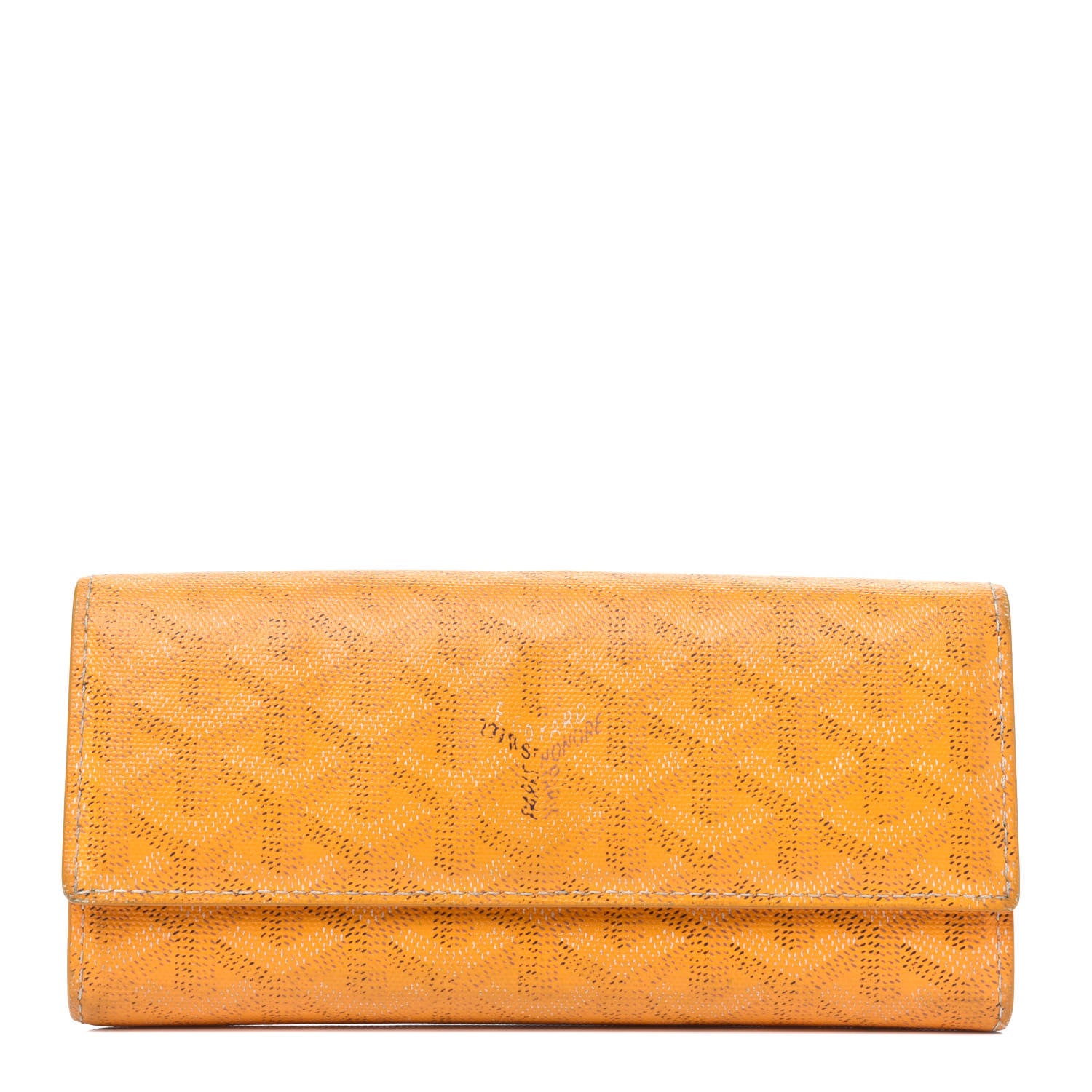Goyard Goyardine Varenne Long Wallet Yellow 1 of 4