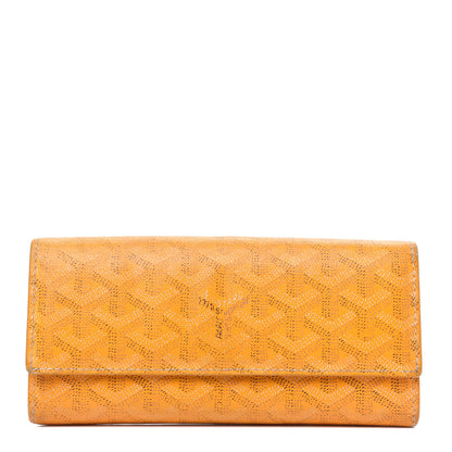 Goyard Goyardine Varenne Long Wallet Yellow 1 of 4