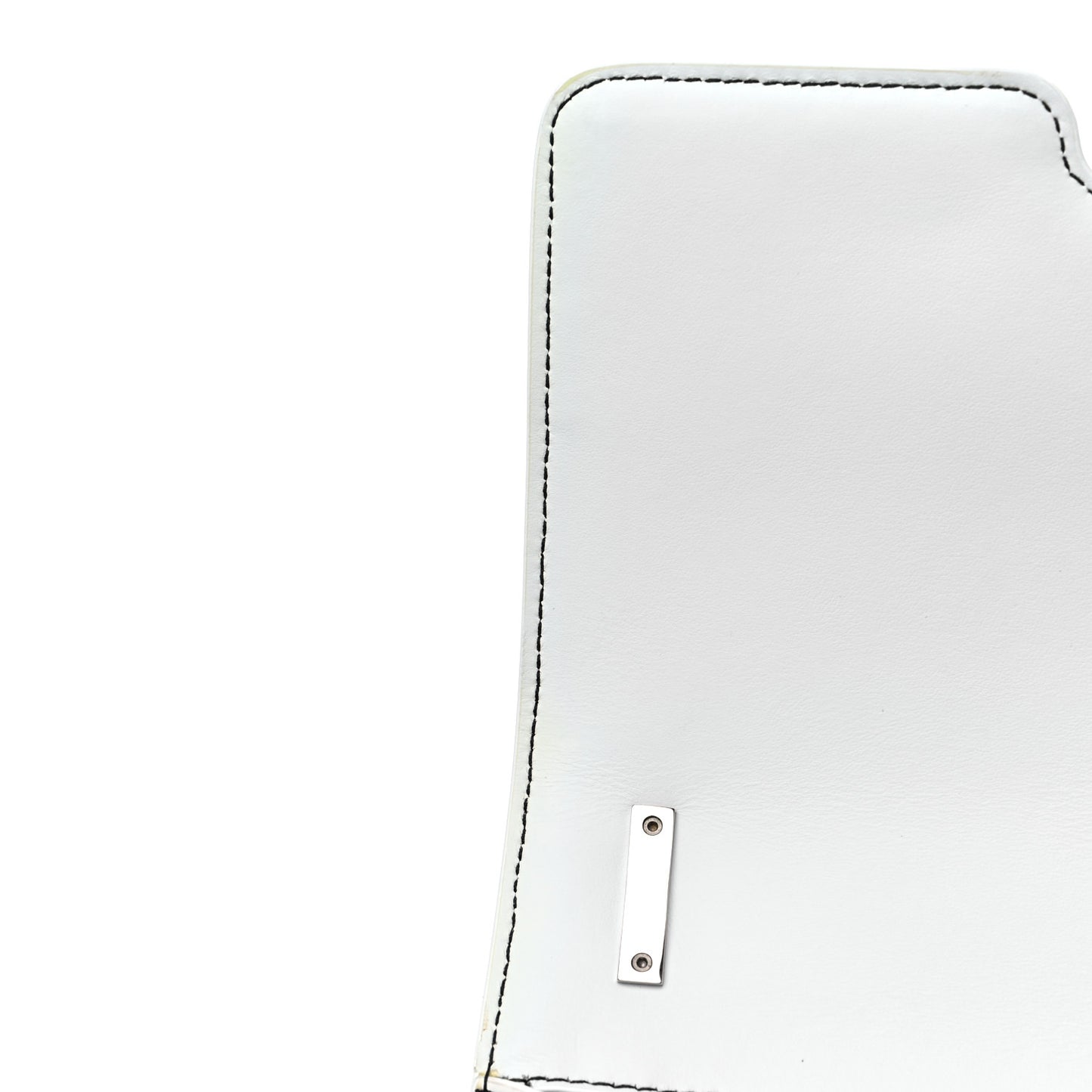 Calfskin Monogram Embossed Small TB Chain Bag Optic White