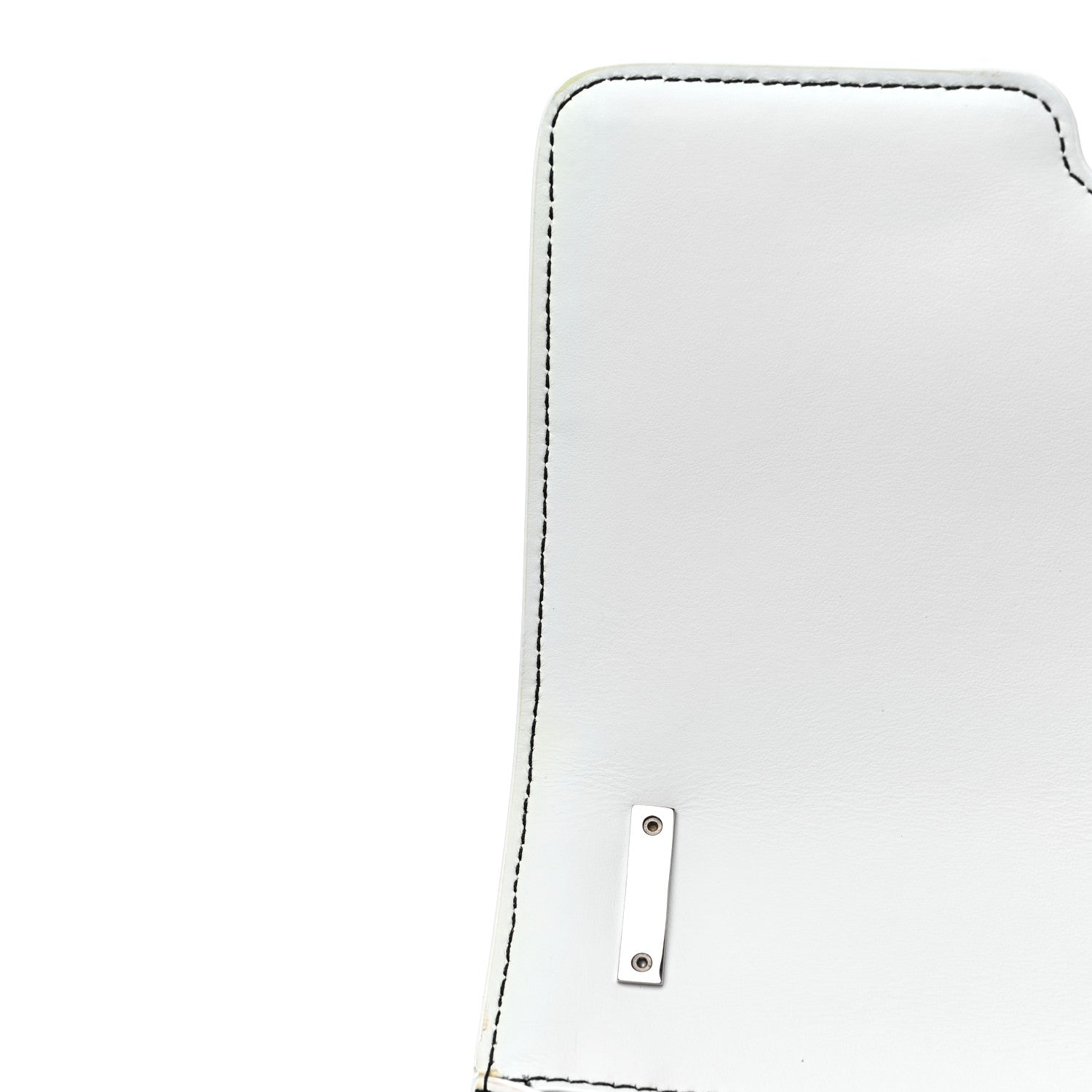Burberry Calfskin Monogram Embossed Small TB Chain Bag Optic White 10 of 13