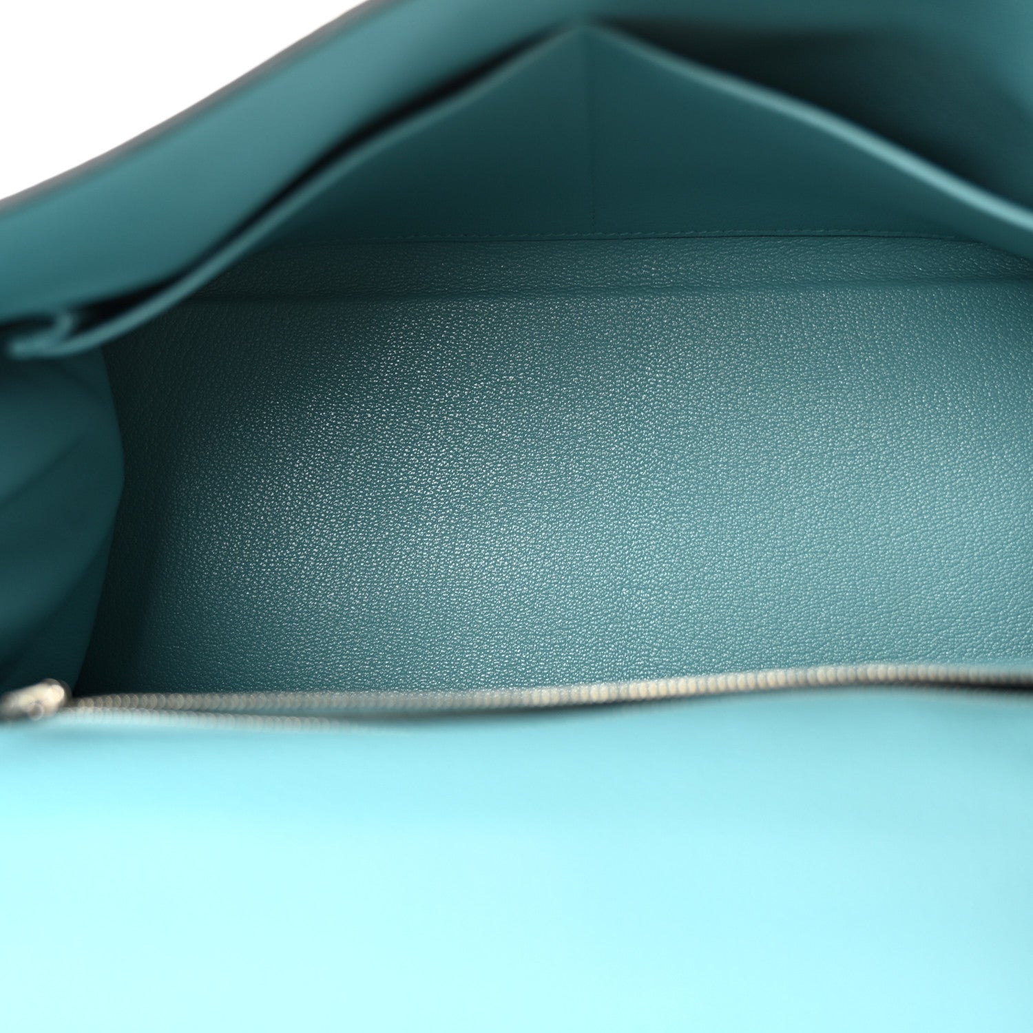 Hermes Taurillon Clemence Kelly Retourne 28 Turquoise 5 of 15
