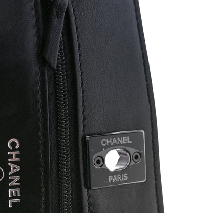Chanel Lambskin Quilted Trendy CC Wallet On Chain WOC So Black 7 of 13