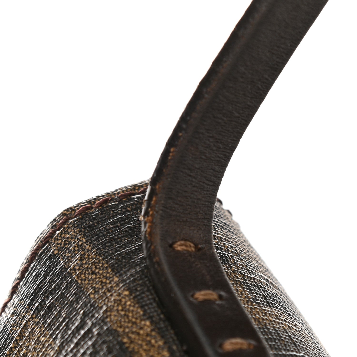 Fendi Zucca Spalmati Medium Roll Tote Tobacco Moro 13 of 18