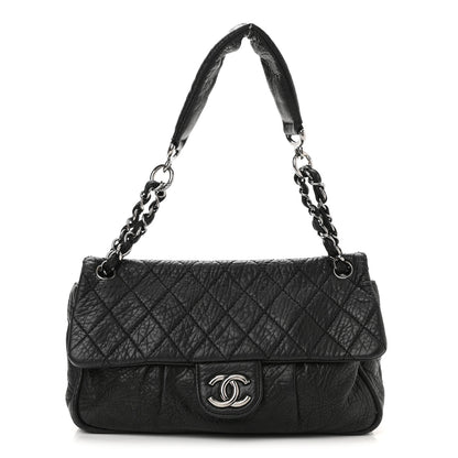 Chanel Distressed Lambskin Lady Braid Flap Black 1 of 10