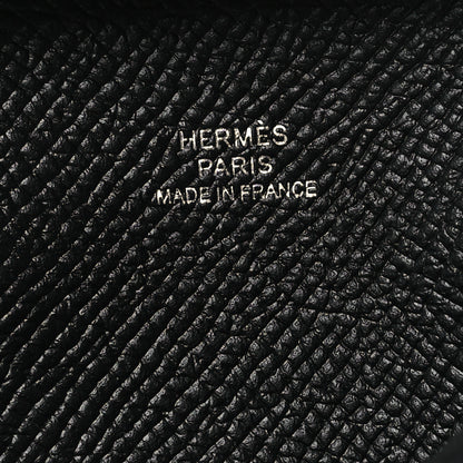 Hermes Epsom Bastia Coin Purse Black 6 of 8