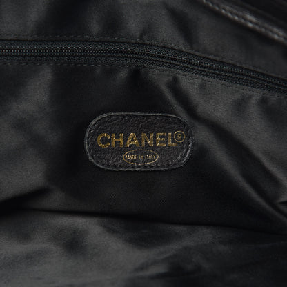 Chanel Lambskin CC Tote Brown 6 of 13