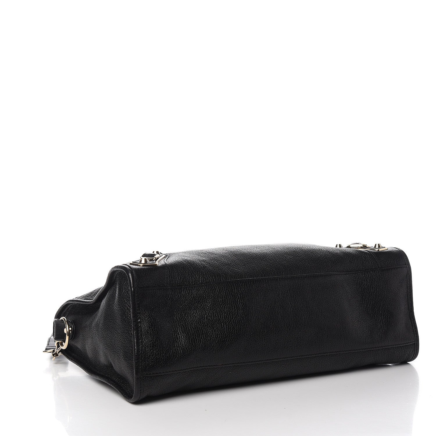 Balenciaga Chevre Gold Metallic Edge Hardware City Black 3 of 11