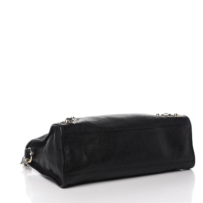 Balenciaga Chevre Gold Metallic Edge Hardware City Black 3 of 11