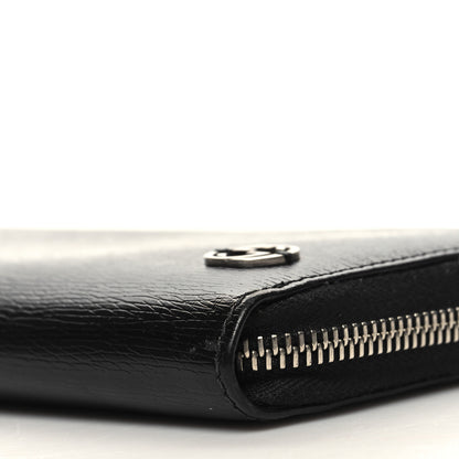 Gucci Calfskin GG Zip Around Wallet Black 10 of 13