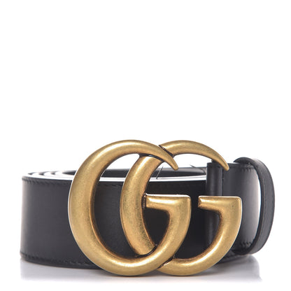 Gucci Calfskin Double G 40mm Belt 105 42 Black 1 of 7