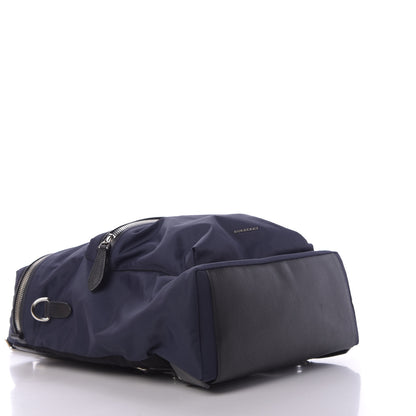 Burberry Nylon Pebbled Calfskin Backpack Navy 3 of 11