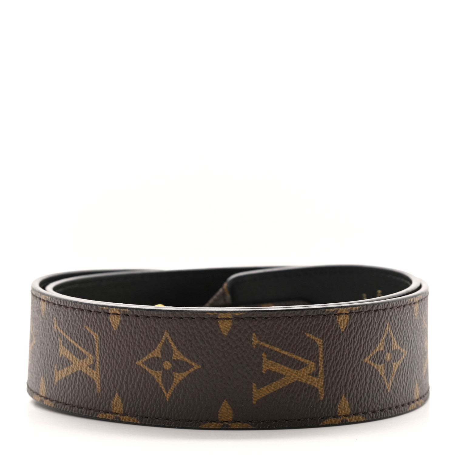 Louis Vuitton Monogram Bandouliere Shoulder Strap Black 2 of 4
