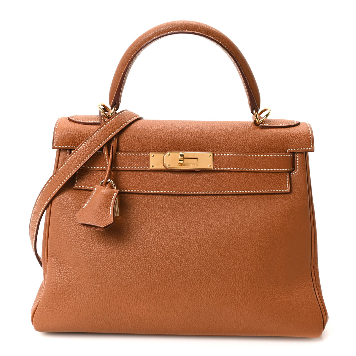 Hermes Togo Kelly Retourne 28 Gold 1 of 10