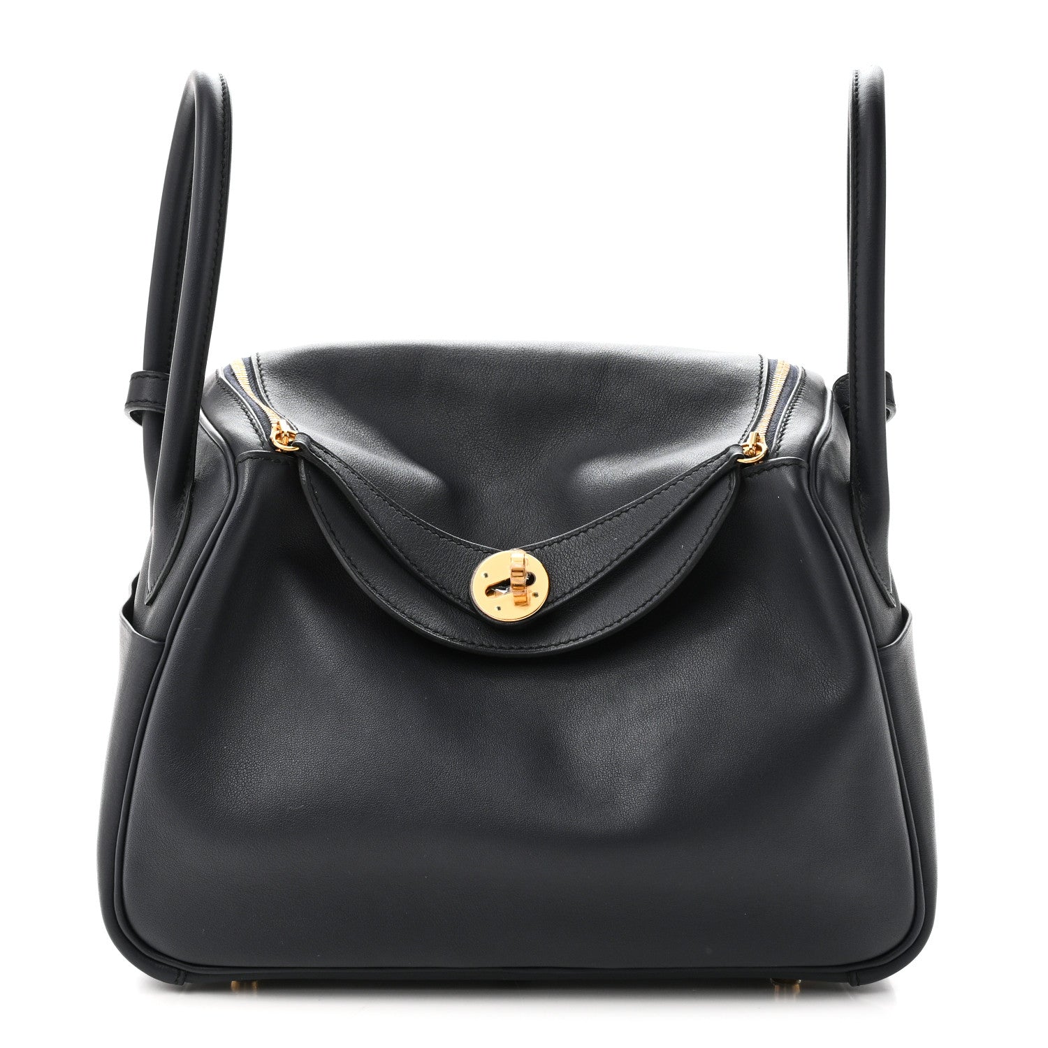 Hermes Swift Verso Lindy 26 Bleu Indigo Orange Poppy 1 of 10