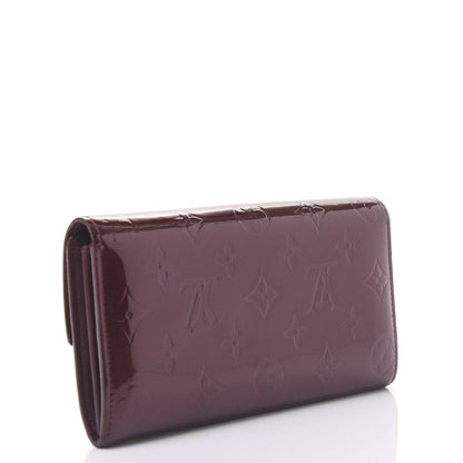 Louis Vuitton Vernis Sarah Wallet Rouge Fauviste 3 of 11