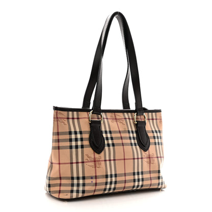 Burberry Haymarket Check Medium Regent Tote Chocolate 3 of 13