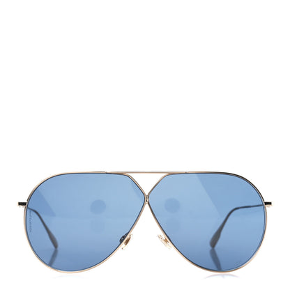 Christian Dior Metal Stellaire 3 Sunglasses Gold Blue 2 of 8