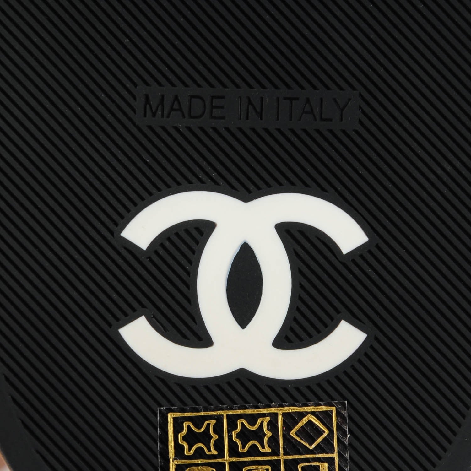 Chanel Metallic Lambskin Pearl Camellia High Top Sneakers 37.5 Gold 6 of 8