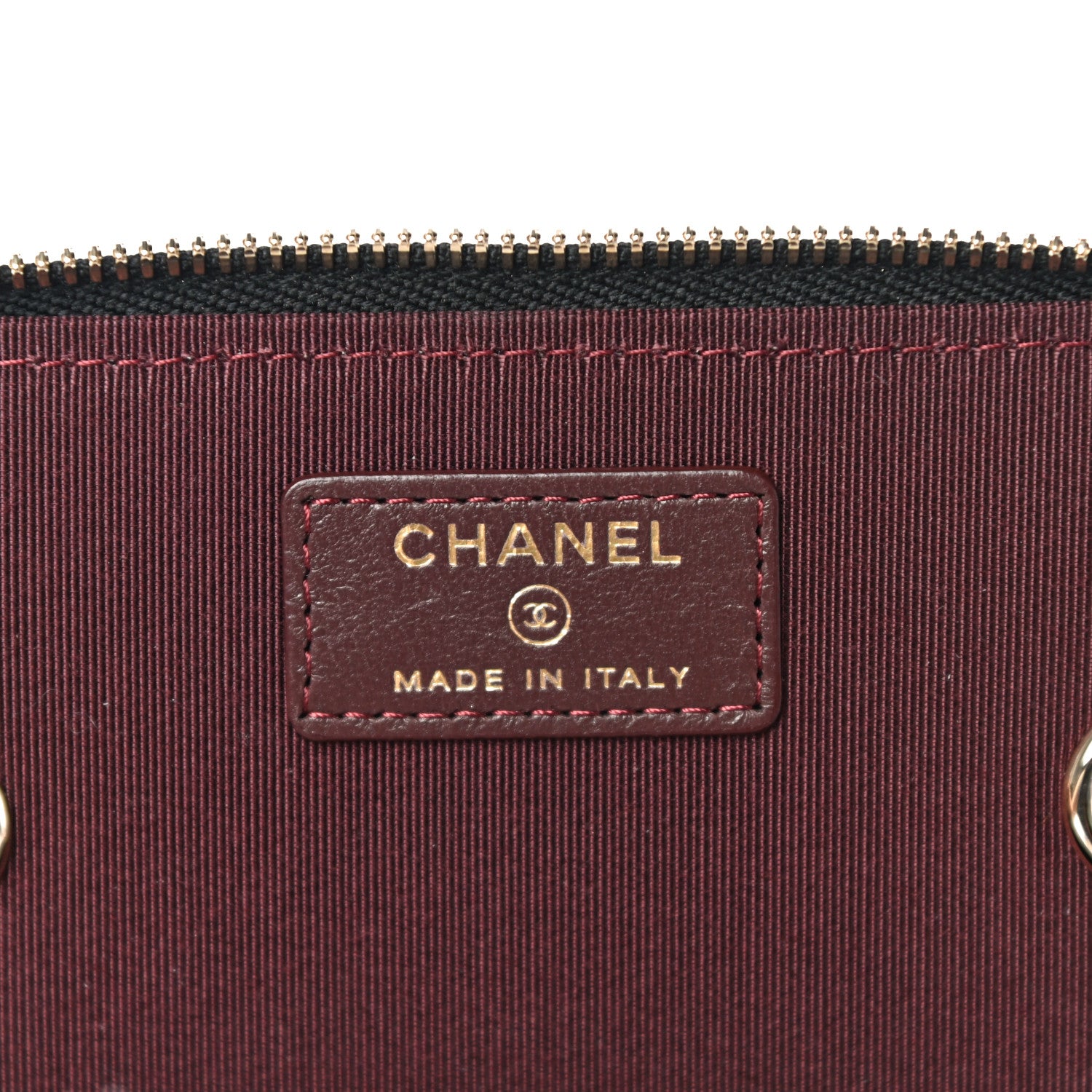 Chanel Lambskin Quilted Small Vanity Case With Chain Black 6 of 11