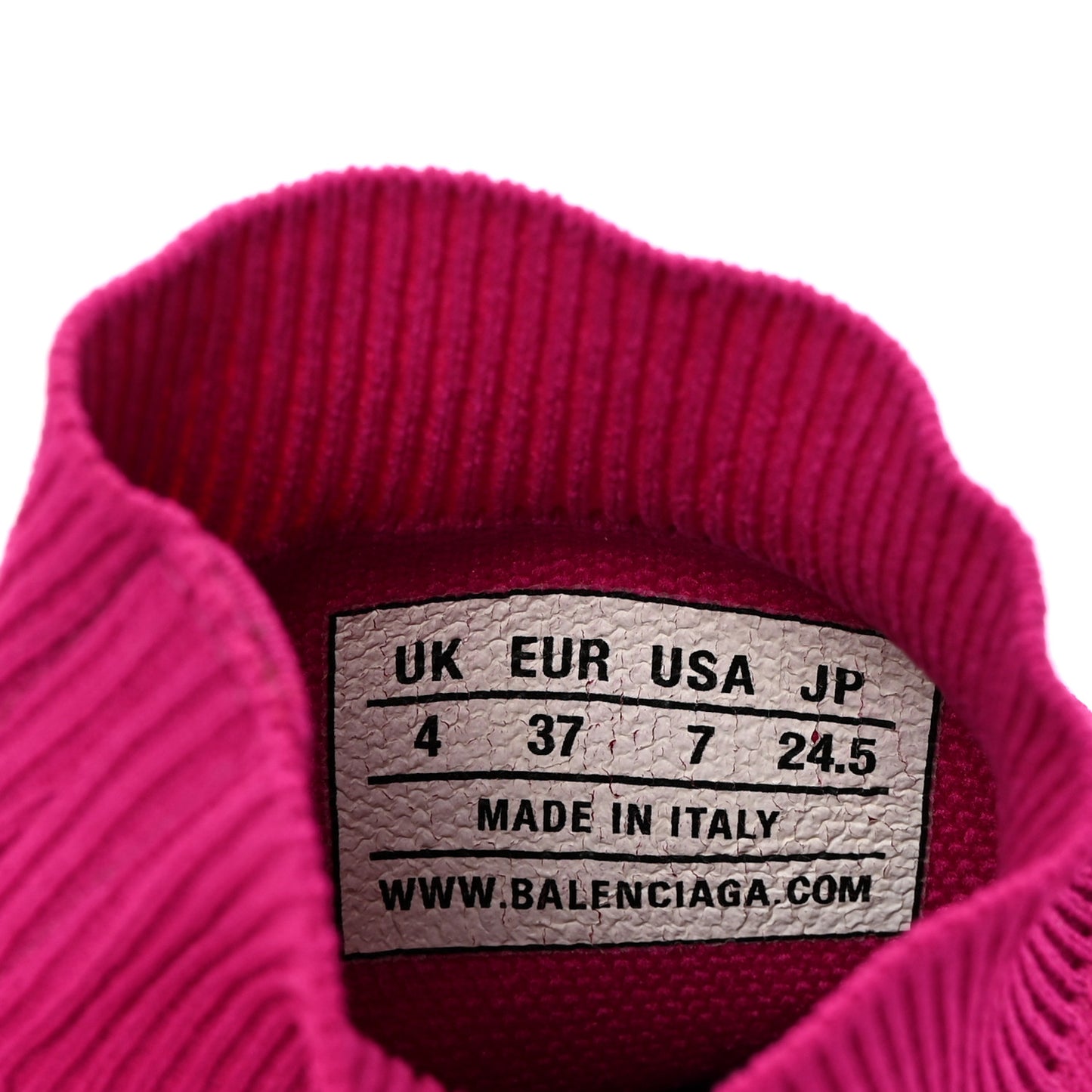 Neoprene Knit Womens Speed Sneakers 37 Rose Fuchsia
