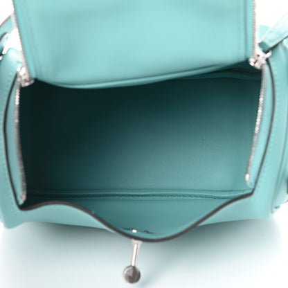 Hermes Swift Mini Lindy 20 Bleu Atoll 5 of 11