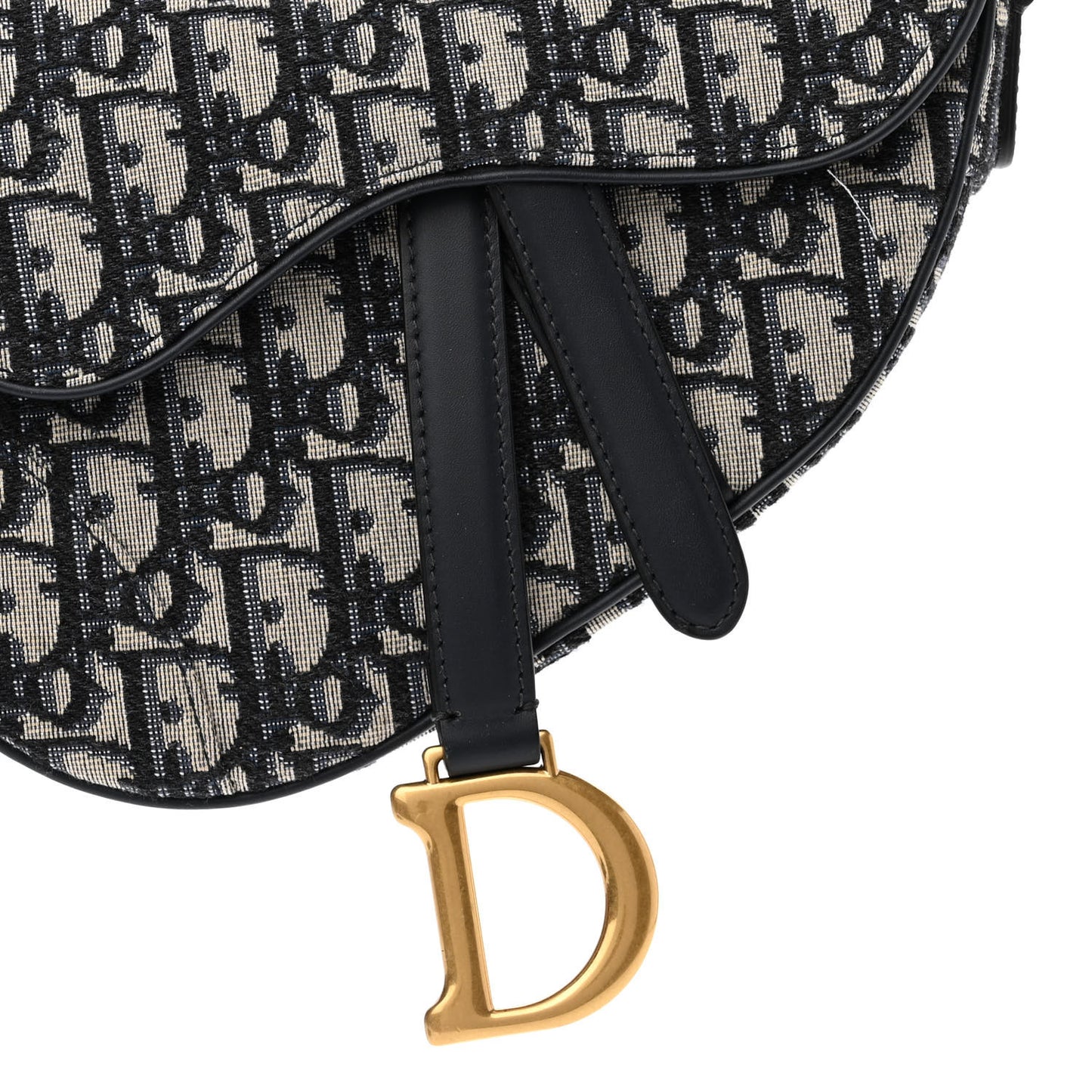 Oblique Mini Saddle Bag Blue