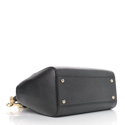Dolce & Gabbana Dauphine Medium Miss Sicily Satchel Black 4 of 9